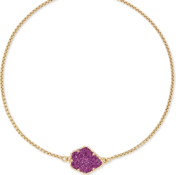 Kendra Scott Jewelry - 🎉HP🎉 NEW Kendra Scott Theo Adjustable Chain Bracelet in Fuchsia Drusy